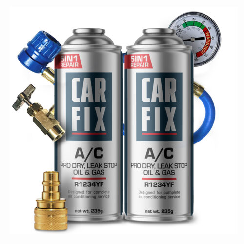 CarFix 5w1 2x Gaz Do Nabijania Klimatyzacji R1234yf + Przewód + Adapter YF